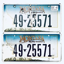 2010 United States Montana Park County Passenger License Plate 49 25571 - £20.23 GBP
