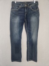 Silver Jeans Natsuki Capri Jeans W28 Denim Blue Cotton Blend - $19.68