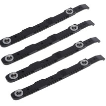 4 Pack Chassis Hard Drive Mounting Plastic Rails,Black - £14.17 GBP