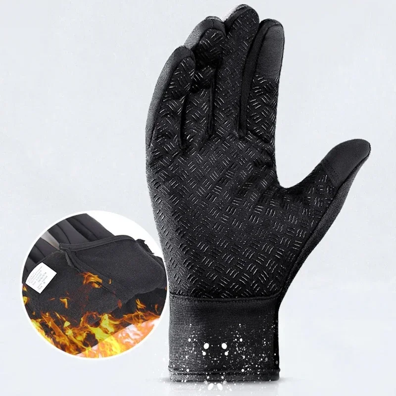 New Winter Gloves Warm Touchscreen Sport Fishing Splash-proof Skiing Army - £10.90 GBP+