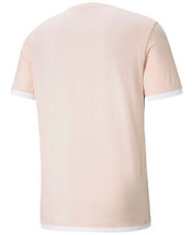 Puma Men&#39;s Summer Court Elevated Crew Neck Graphic T-Shirt in Cloud Rose-2XL - £21.55 GBP