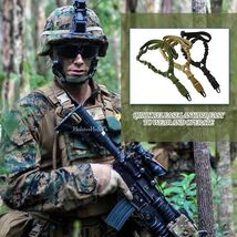 Tactical One Single Point -Two -Three Point Sling Strap Bungee Rifle Sli... - $14.25