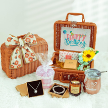 Birthday Gifts for Women,Happy Birthday Basket Gifts Sets for Women Friendship H - £34.97 GBP
