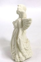 Vintage Ceramic Angel w Flowers Figure 5.25&quot; X 3.5&quot; X 2.5&quot; Religious GUC... - £7.82 GBP