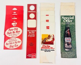 4 Different Vintage Coca Cola Bottle Hangers Total 13 Pieces Very Good C... - $29.29
