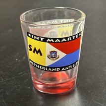 Sint Maarten St. Martin Netherland Antilles Flag Shot Glass - $9.89
