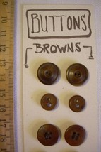 16 VINTAGE Buttons Caramel BROWN Tortoise Bakelite Celluloid 1910-1920 *... - £16.24 GBP