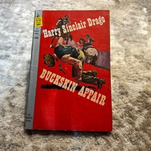 Buckskin Affair Western Paperback Book by Harry Sinclair Drago Pocket Books 1960 - $18.27