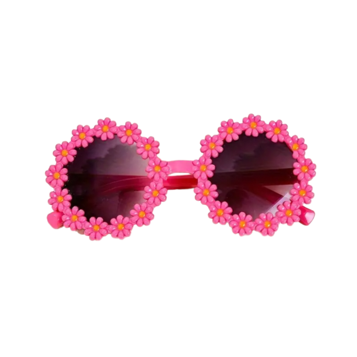 Spring Pink Round Flower Sunglasses Toddler Kid Casual Tinted Sun Shades... - $10.00