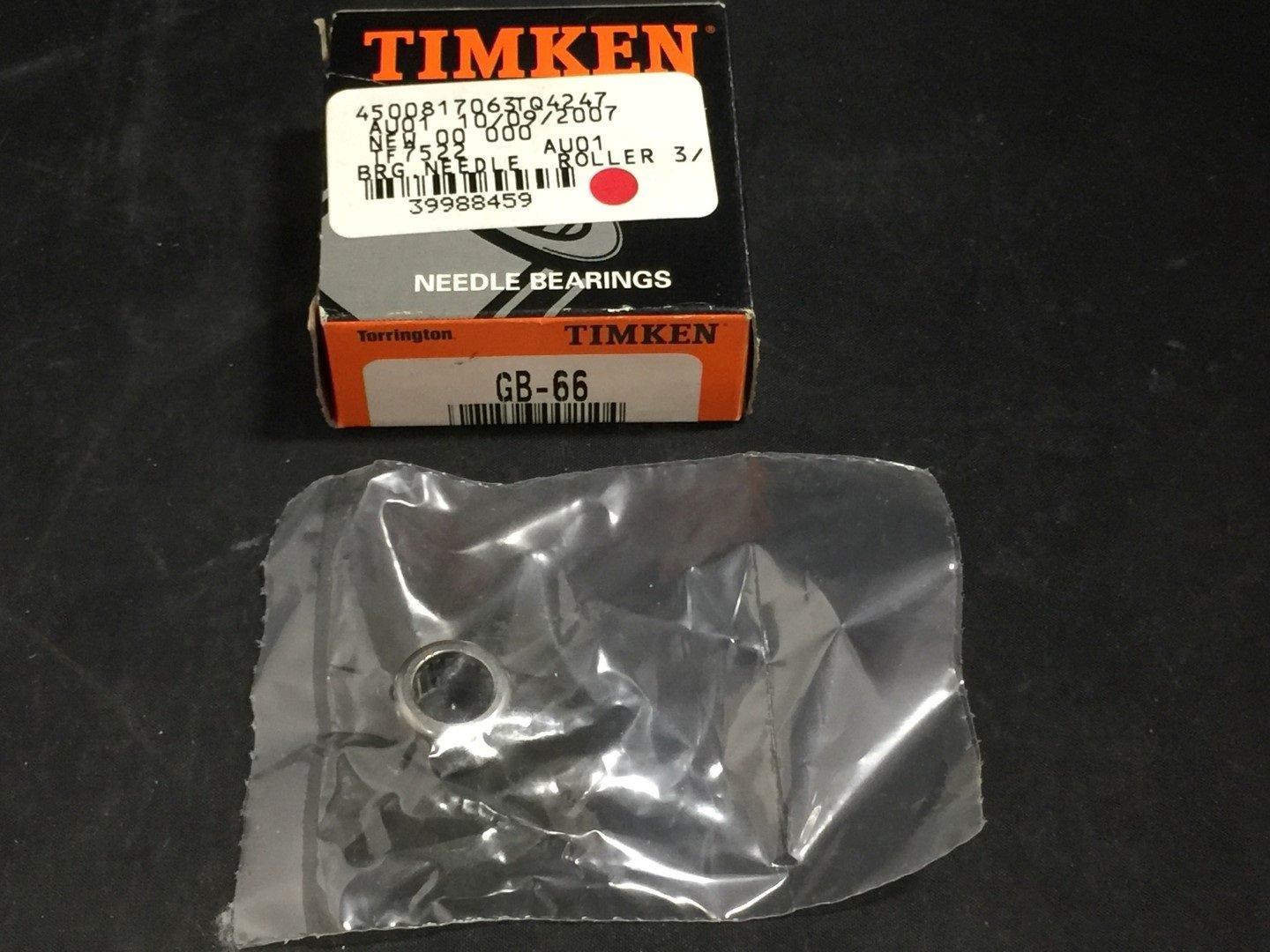 NEW Timken GB-66 Needle Bearing 3/8&quot; ID  - $8.25
