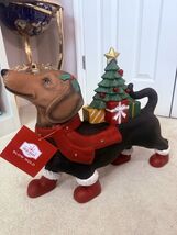Holiday Time VIRAL Christmas 2025 Dachshund Dog Lighted Blow Mold 22” X ... - $1,708.51 MXN