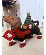 Holiday Time VIRAL Christmas 2025 Dachshund Dog Lighted Blow Mold 22” X ... - $91.99