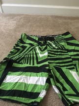 Maui Men&#39;s Printed Swim Board Shorts Trunks Drawstring One Piece Size 36 - $32.01