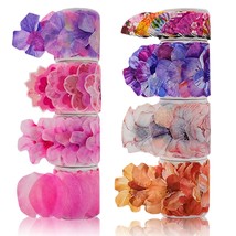 8 Rolls Flower Washi Masking Tape Decorative Cherry Blossom Pansy White ... - $22.99