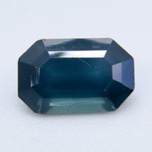 Natural Teal Sapphire | Emerald Cut | 7.41x4.75 mm | 1.07 Carat | Unset Sapphire - £158.27 GBP