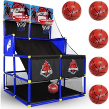 Double Shot Basketball Hoop Arcade Game - Indoor &amp; Outdoor For Kids 3-9 ... - £130.77 GBP
