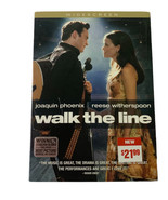 Walk the Line (DVD, 2005) Johnny Cash Joaquin Phoenix Reese Witherspoon GUC - £5.42 GBP