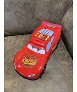 Rare! Disney CARS Rust-Eze Lightning McQueen 14&quot; Moving Eyes Works &amp; Sou... - $59.39
