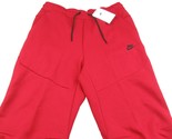 Nike Sportswear Tech Fleece Jogger Pants Men&#39;s Size XXL Gym Red NEW CU44... - £60.05 GBP