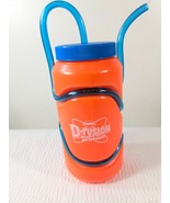 Denny’s Restaurant D-Fusion drinks with attitude cup orange blue Krazy S... - $361.13 MXN