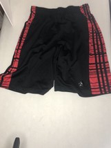 Adidas Climalite Essential Glitch Shorts Black/Ray Red Men&#39;s Medium Small AY3297 - £30.96 GBP