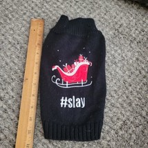 Fab Dog - Christmas Sweater For Dogs - Santa Sleigh - &quot;Slay&quot; - Size Small - £3.84 GBP