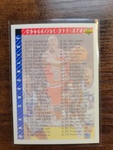 Michael Jordan 1992-1993 Checklist #419 - #311-420 - NBA - £1.93 GBP