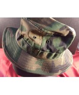 NWOT MADE IN USA HAT SUN HOT WEATHER BOONIE JUNGLE TYPE II WOODLAND BDU ... - €18,04 EUR