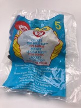 Ty McDonald&#39;s Happy Meal Toy Teenie Beanie Babies #4 Rocket Blue Jay 1999 New - $11.38