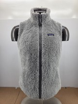 Patagonia Women’s Los Gatos Full Zip Fuzzy Drifter Gray Fleece Vest Size... - $78.00