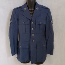 USAF Dress Wool Blazer Jacket Ike Airman First Class Korean Vietnam 1950... - $36.95
