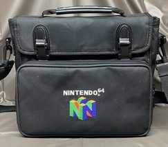 Vintage Official Nintendo 64 N 6Messenger Travel Bag Padded Carry Case And Strap - £52.24 GBP