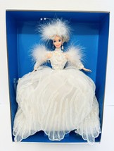 Snow Princess Winter Barbie Doll White Fur Sequin Enchanted Seasons Collection - £19.37 GBP