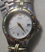 Vintage Citizen Elegance Watch Women Gold Tone Bezel Date GN-4-S - £14.65 GBP