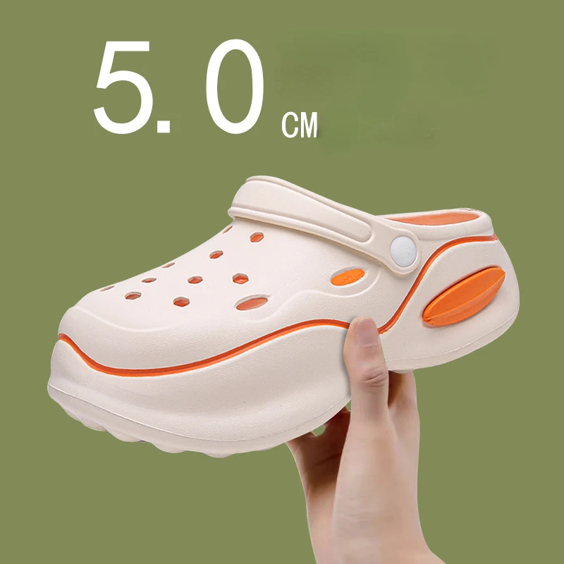Summer Women Slippers 5cm Platform Clogs Outdoor Pantshoes Beach Sandals... - £21.99 GBP+