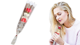 Single Bear With Bath Soap Rose Bouquet: A Creative Valentine's Day Love... - $6.69