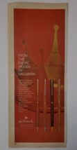 1972 Hallmark Ink Pens Vintage Print Ad From The Exotic Woods Of Hallmark - £7.80 GBP