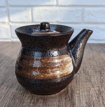 Japanese Black Tenmoku Glazed Porcelain Soy Sauce Oil Vinegar Dispenser ... - €20,74 EUR