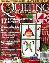 McCall&#39;s Quilting Magazine Celebrate Quilts Years Biggest Issue Holiday Patterns - £7.04 GBP