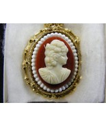 Vintage 1960&#39;s Graff Cameo Brooch Pendant - €25,32 EUR