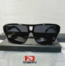 DUBERY Sunglasses Polarized 100% UV  Design in Italy Black Lens , Black &amp; White - £17.66 GBP