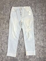 And Now This Vintage Straight Jeans Size 30 | High Rise Distressed Cuffe... - $545.74 MXN