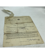 1952 Order for Induction Selective Service Draft - $33.89 CAD