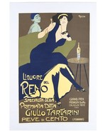 French Poster &quot;Liquore del Reno, 1909&quot; by Remo Branca Lithograph Poster ... - $11,277.90 MXN