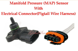 Manifold Pressure (MAP) Sensor W/ Electrical Connector Fits: Hyundai-Kia - £12.62 GBP
