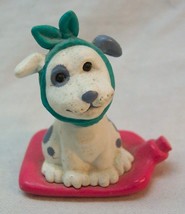 Hallmark 1994 Merry Miniatures Get Well Soon Puppy 1 1/2&quot; Plastic Mini Figure - £11.61 GBP