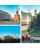 1988 Russian Postcard Moscow Kremlin Palace Of Congress Cold War Vtg USS... - $371.88 MXN