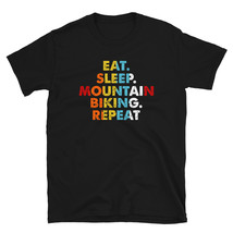 Retro Eat. Sleep. Mountain Biking. Repeat. Vintage Sport Saying Novelty Gift ide - £15.97 GBP