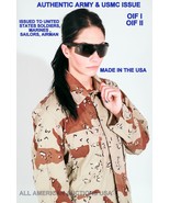 CHOCOLATE CHIP 6 COLOR CAMOUFLAGE DESERT SHIELD STORM UNIFORM JACKET SMA... - $29.55
