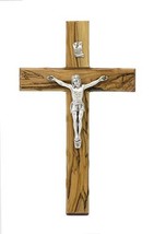 SpringNahal Olive Wood Cross from Bethlehem with a Certificate Made in The Holy  - £7.04 GBP